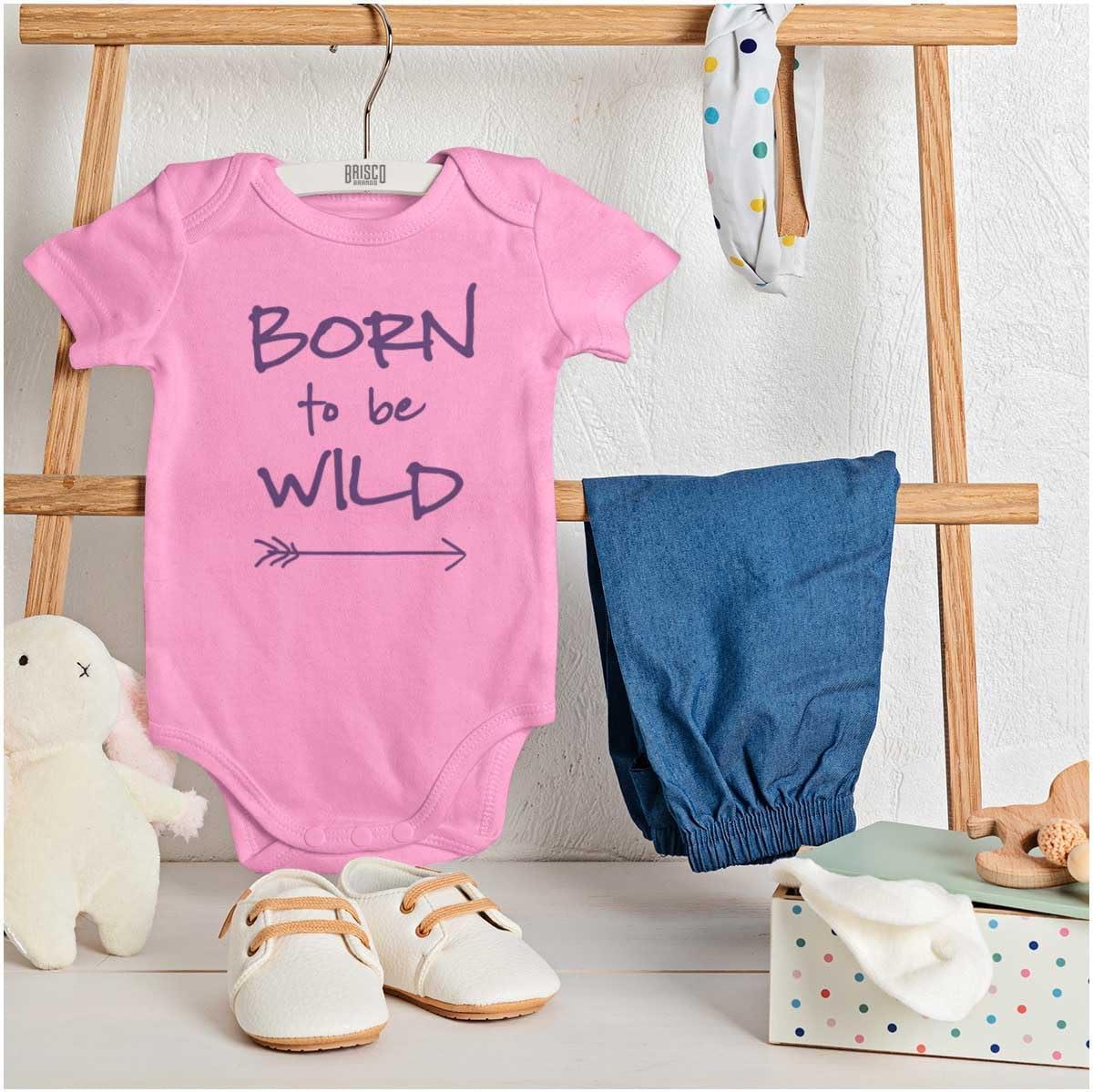 imageBorn To Be Wild Playtime Playground Baby Romper Boys or GirlsPink