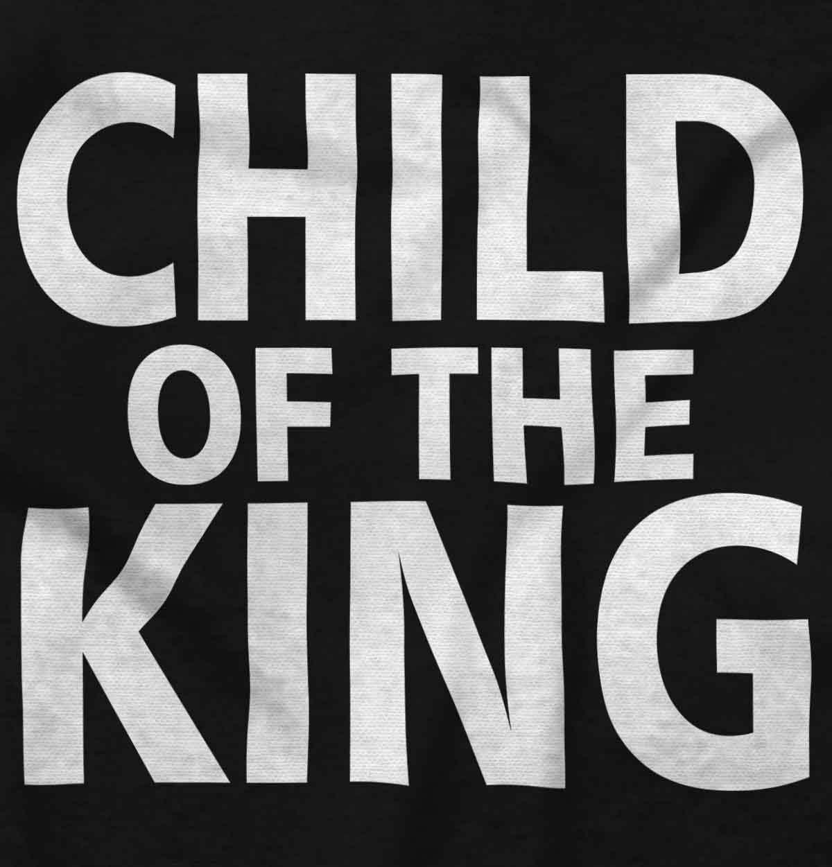imageBrisco Brands Child of the King Christian Religious Baby Romper Boys or GirlsBlack