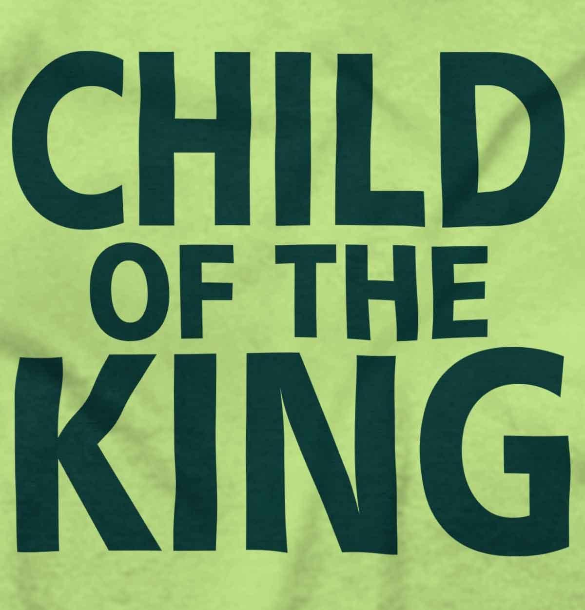 imageBrisco Brands Child of the King Christian Religious Baby Romper Boys or GirlsKey Lime