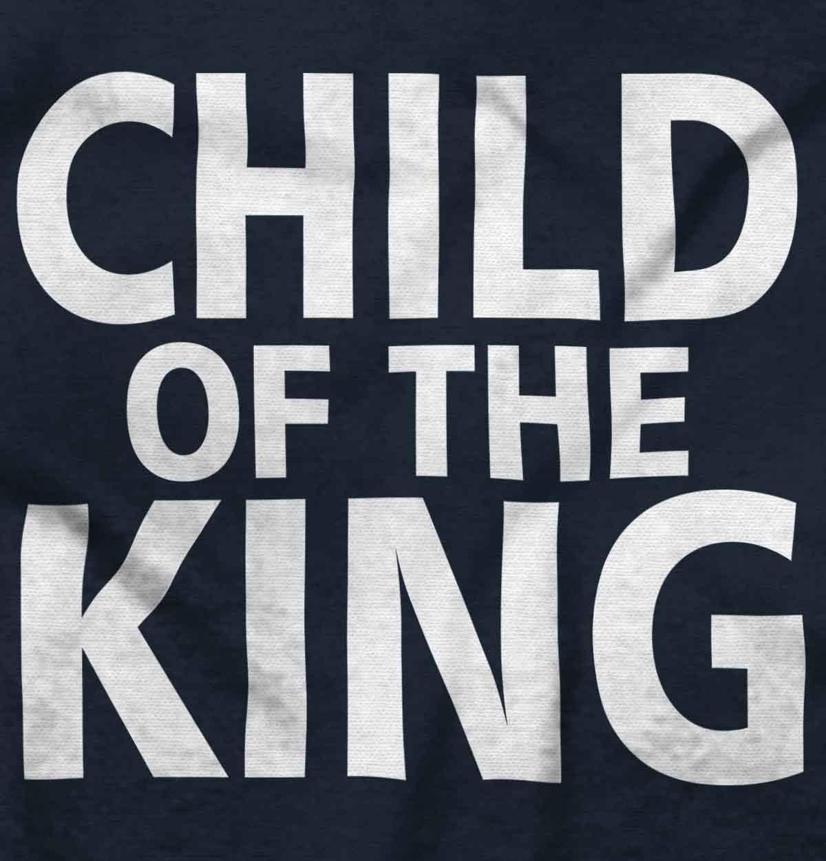 imageBrisco Brands Child of the King Christian Religious Baby Romper Boys or GirlsNavy
