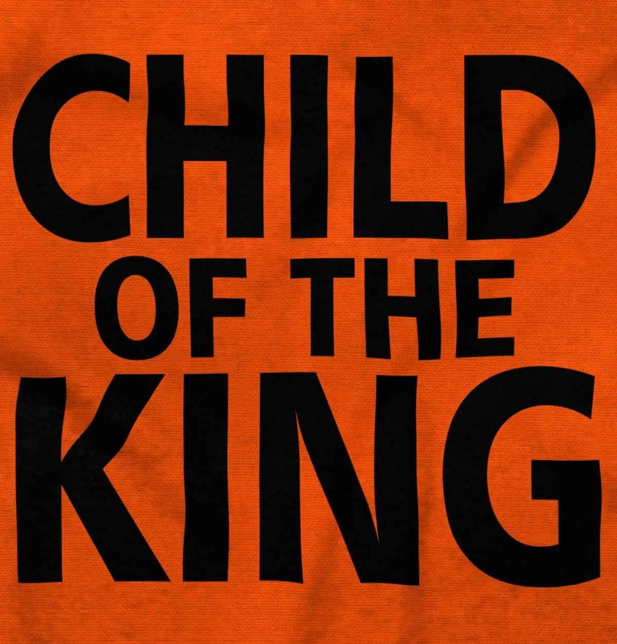 imageBrisco Brands Child of the King Christian Religious Baby Romper Boys or GirlsOrange