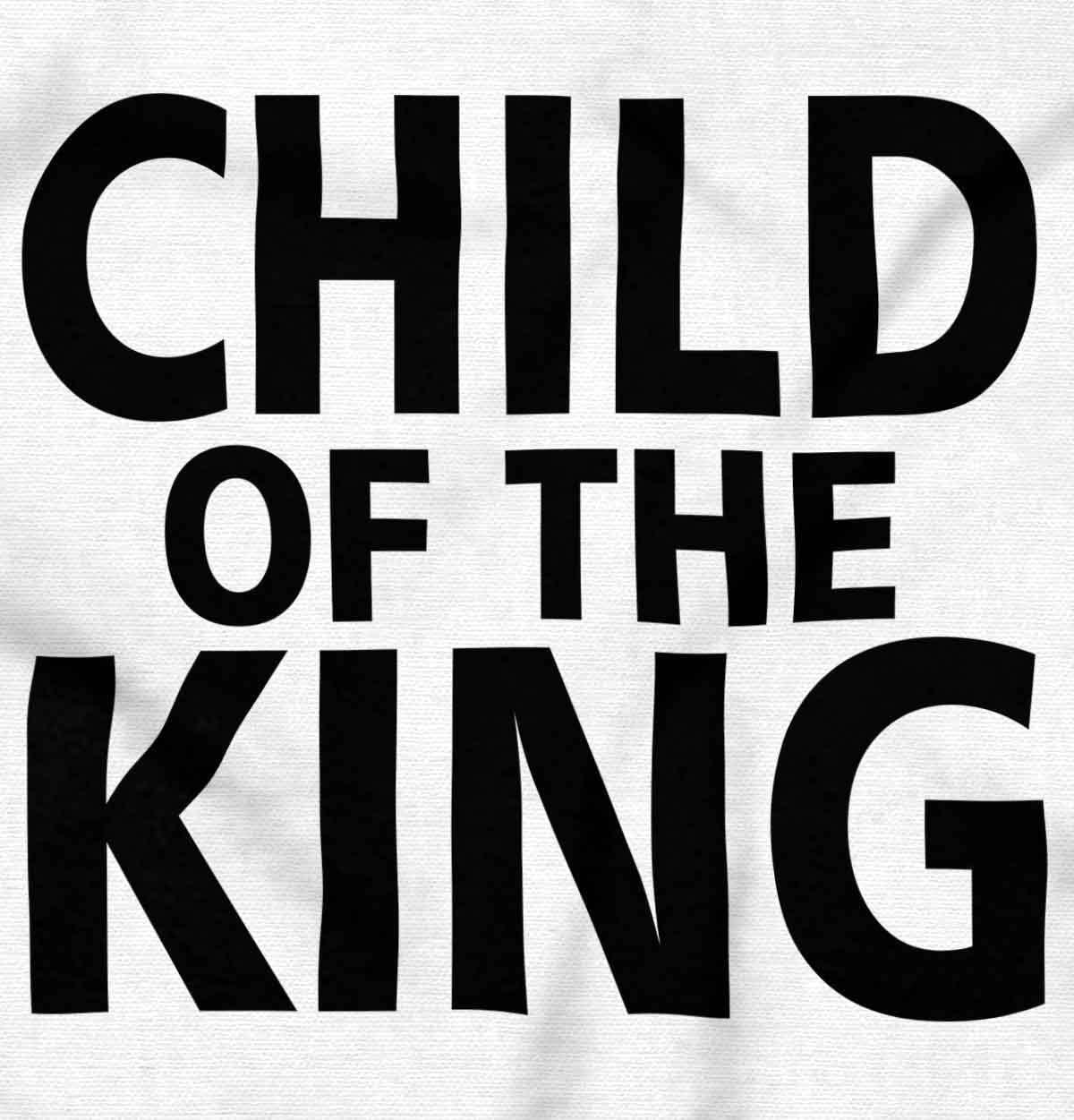 imageBrisco Brands Child of the King Christian Religious Baby Romper Boys or GirlsWhite
