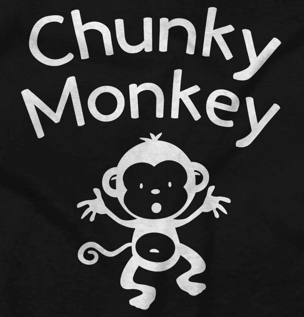imageBrisco Brands Chunky Monkey Adorable Animal Babies Baby Romper Boys or GirlsBlack