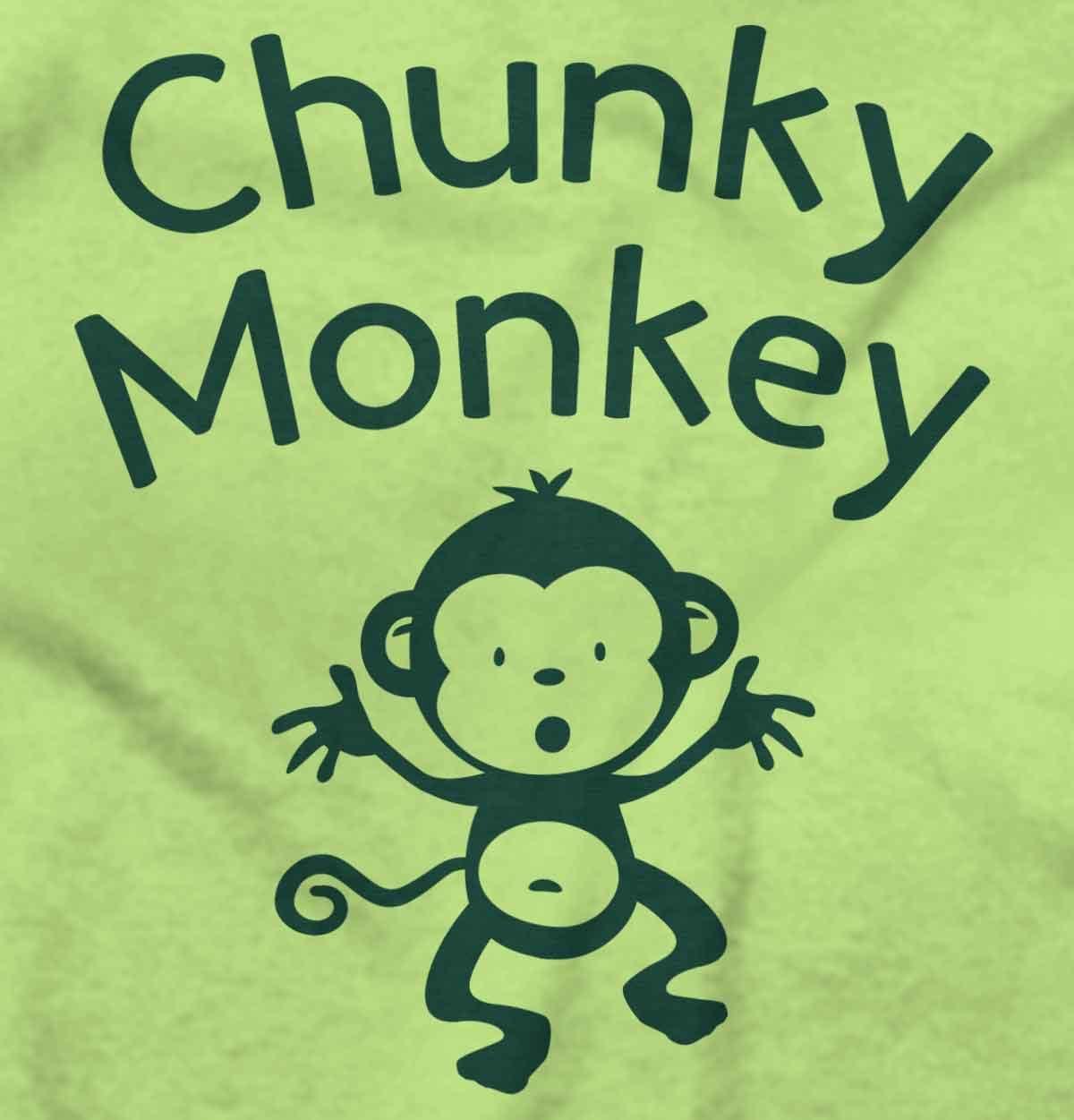 imageBrisco Brands Chunky Monkey Adorable Animal Babies Baby Romper Boys or GirlsKey Lime