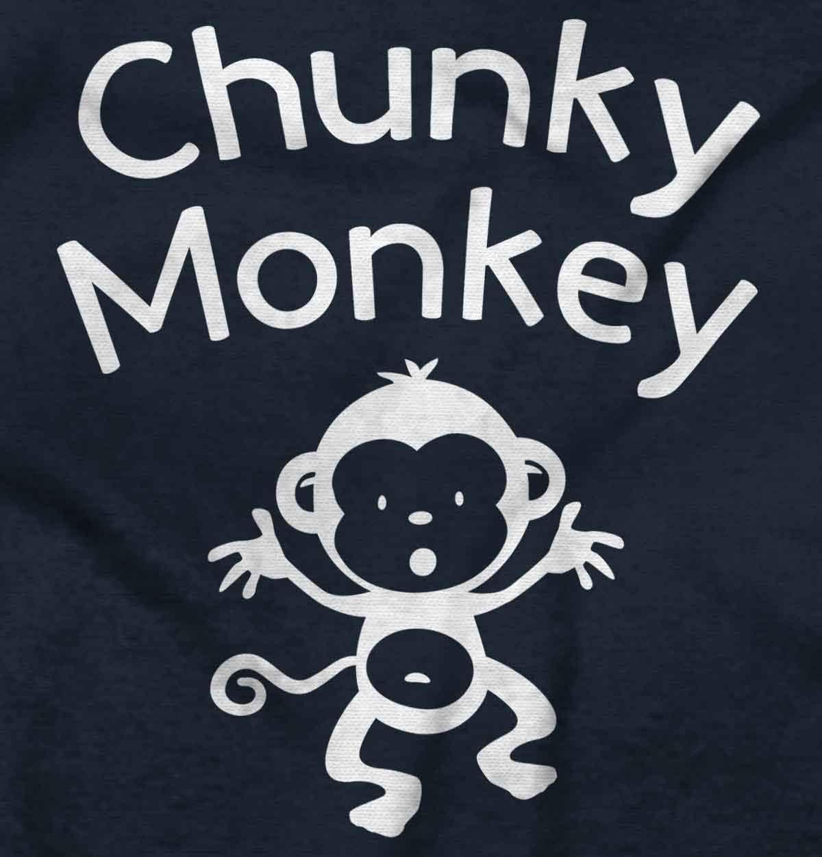 imageBrisco Brands Chunky Monkey Adorable Animal Babies Baby Romper Boys or GirlsNavy
