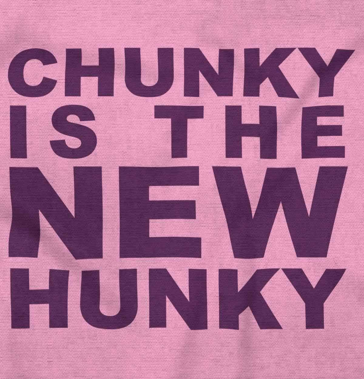 imageBrisco Brands Chunky is the New Hunky Trend Baby Bodysuit Jumper BoysPink