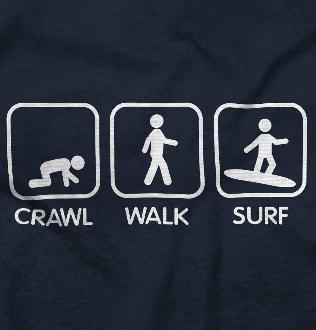 imageBrisco Brands Crawl Walk Surf Baby Romper Boys or GirlsNavy
