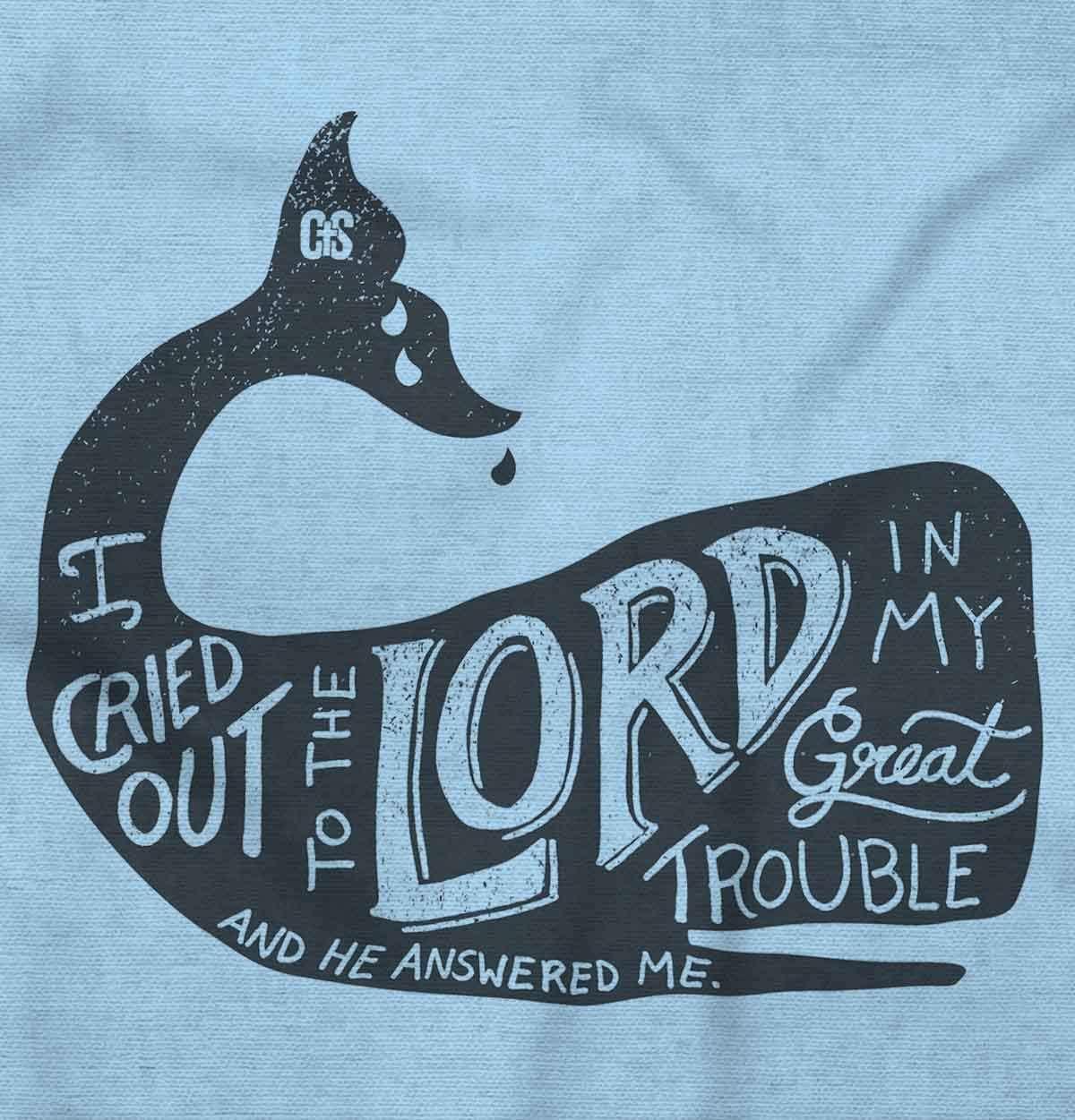 imageBrisco Brands Cried Out To The Lord He Answered Baby Romper Boys or GirlsLight Blue