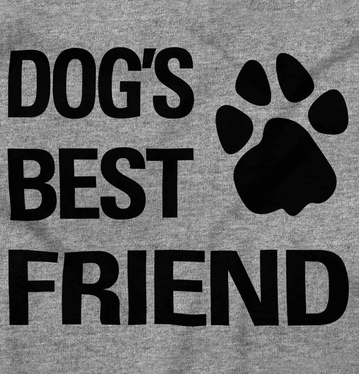 imageBrisco Brands Dogs Mans Best Friend Cute Baby Romper Boys or GirlsHeather