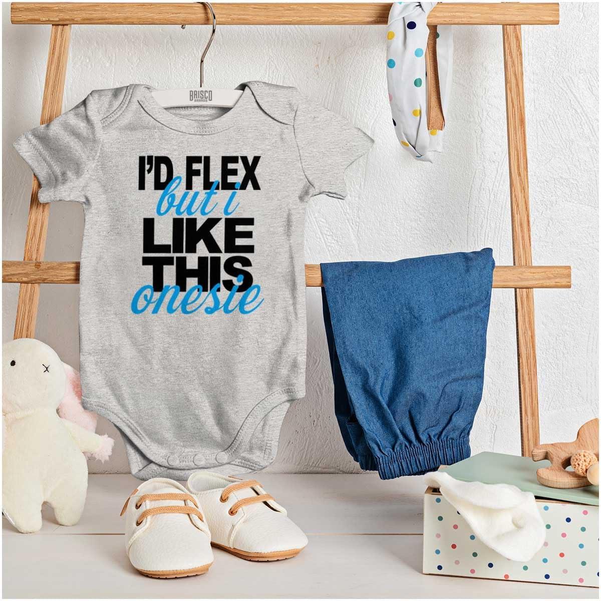 imageBrisco Brands Flex Funny Shower Child Niece Present Baby Bodysuit Jumper BoysHeather