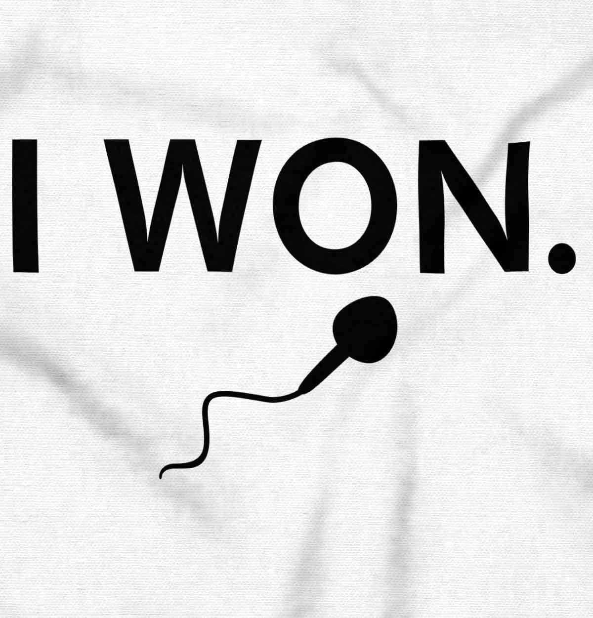 imageBrisco Brands Funny I Won Little Swimmers Race Baby Romper Boys or GirlsWhite