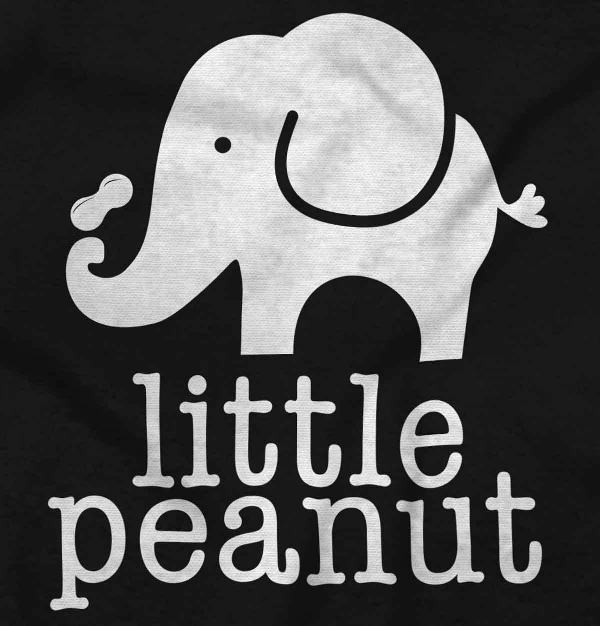 imageBrisco Brands Little Peanut Cute Lil Elephant Lover Baby Romper Boys or GirlsBlack