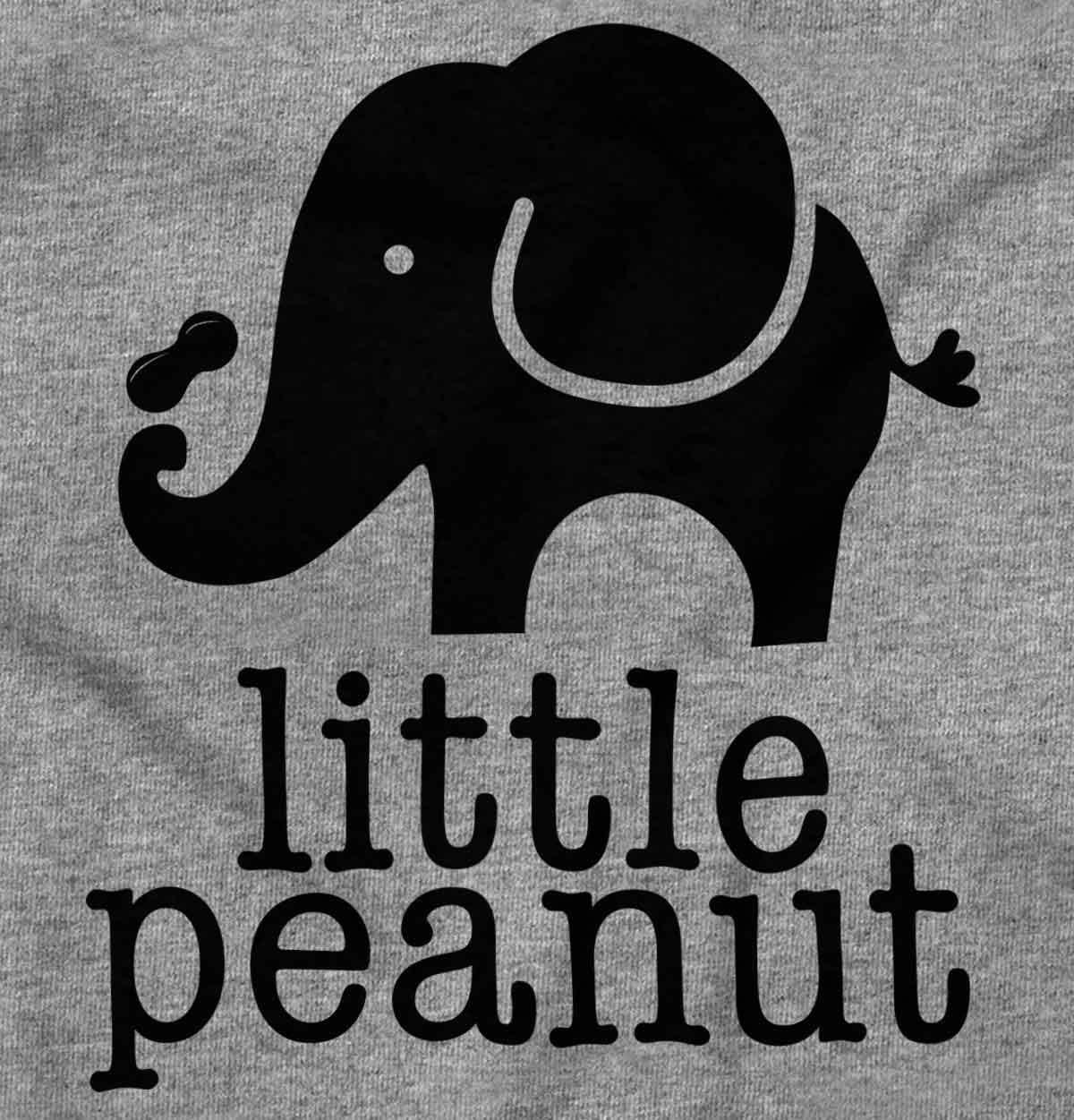 imageBrisco Brands Little Peanut Cute Lil Elephant Lover Baby Romper Boys or GirlsHeather