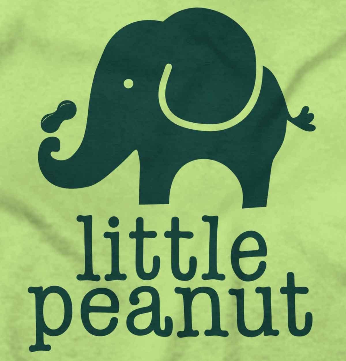 imageBrisco Brands Little Peanut Cute Lil Elephant Lover Baby Romper Boys or GirlsKey Lime