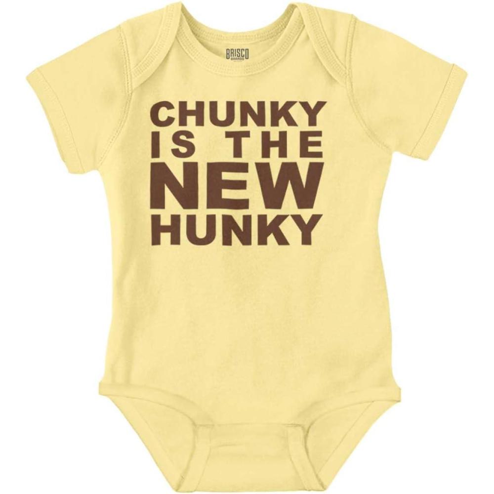 imageBrisco Brands Chunky is the New Hunky Trend Baby Bodysuit Jumper BoysBanana