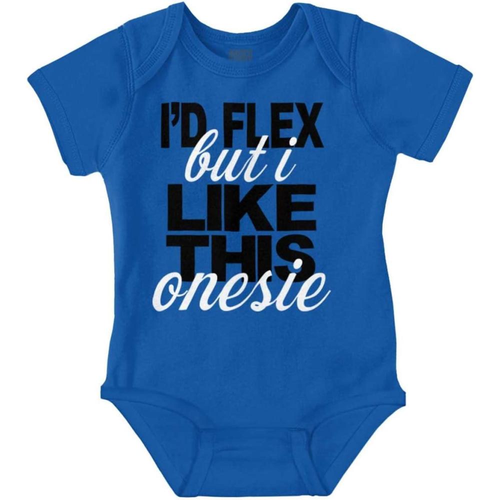 imageBrisco Brands Flex Funny Shower Child Niece Present Baby Bodysuit Jumper BoysRoyal