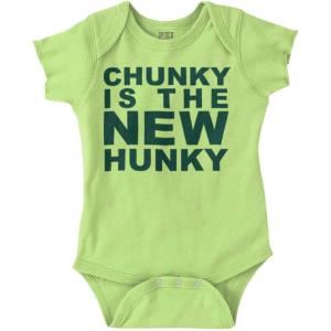 Brisco Brands Chunky is the New Hunky Trend Baby Bodysuit Jumper Boys(Key Lime)