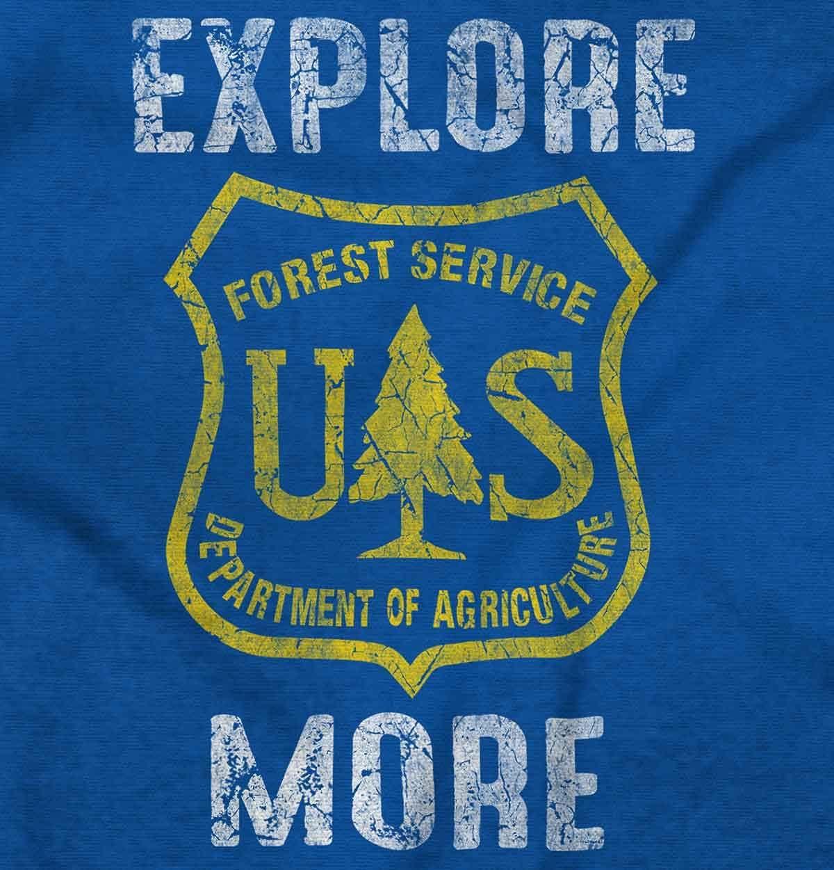 imageBrisco Brands Explore More National Forest Service Hoodie Sweatshirt Women MenRoyal