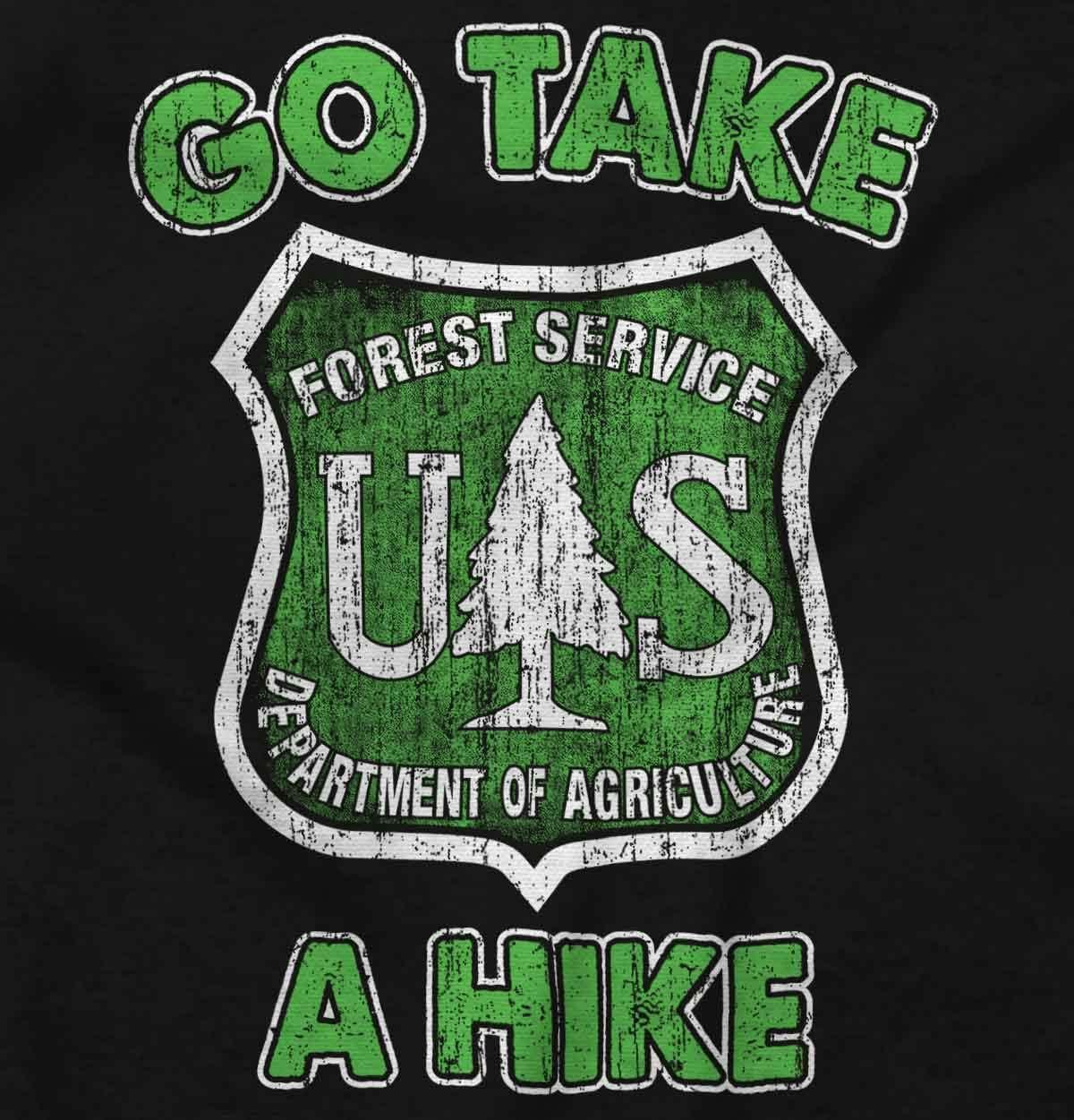 imageTake A Hike National Forest Service Crewneck T Shirts Boy Girl
