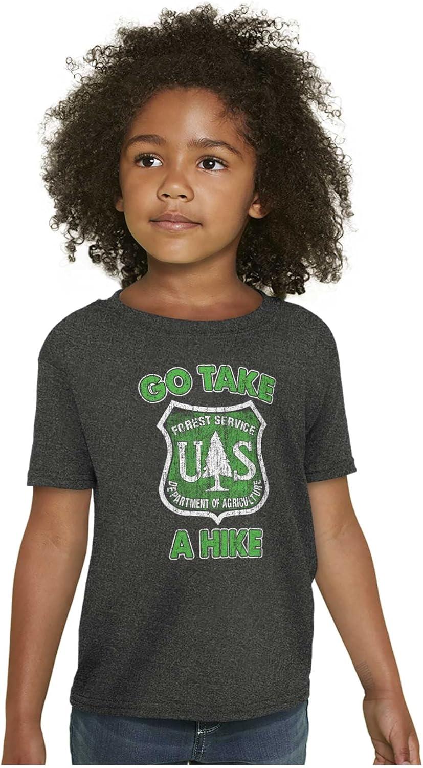 imageTake A Hike National Forest Service Crewneck T Shirts Boy Girl