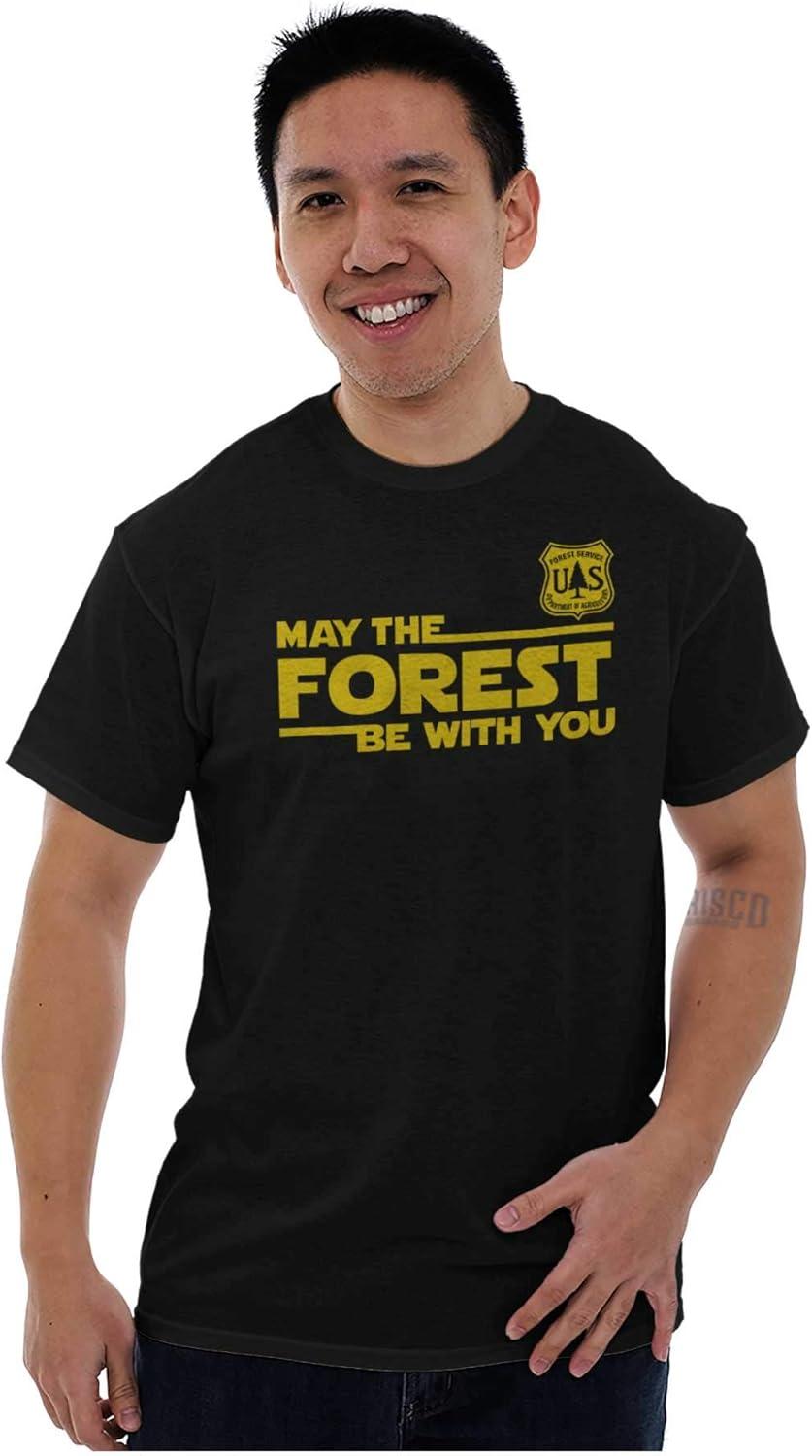 imageUSA May The Park Forest Be with You Graphic T Shirt Men or WomenBlack