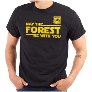 USA May The Park Forest Be with You Graphic T Shirt Men or Women(Black)
