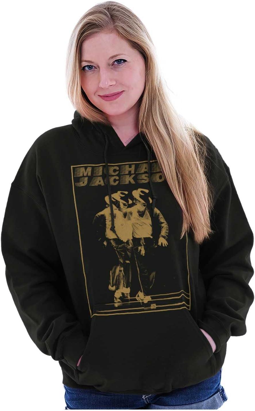 imageBrisco Brands Michael Jackson Moonwalk Glitch Hoodie Sweatshirt Women MenBlack