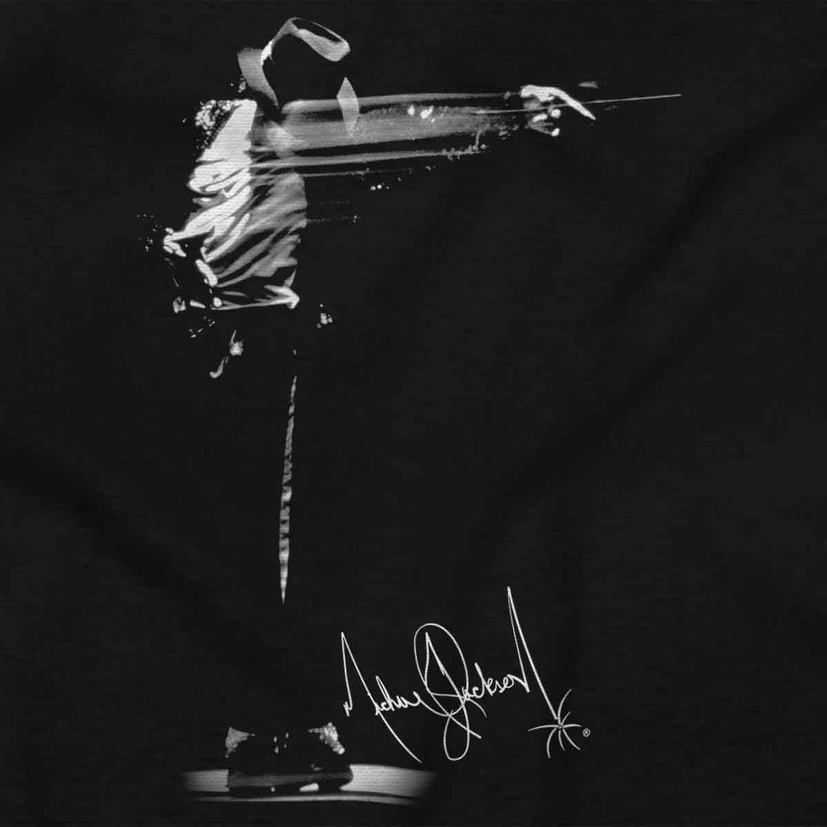 imageBrisco Brands Michael Jackson Signature Autograph Baby Romper Boys or GirlsBlack