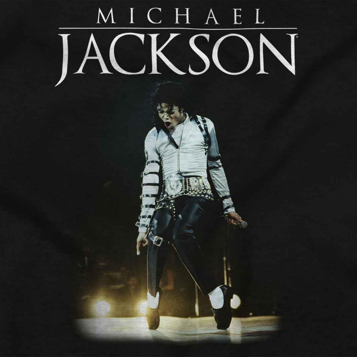 imageMichael Jackson Bad Tour Toe Stand Womens Slim Fit Graphic TeeBlack
