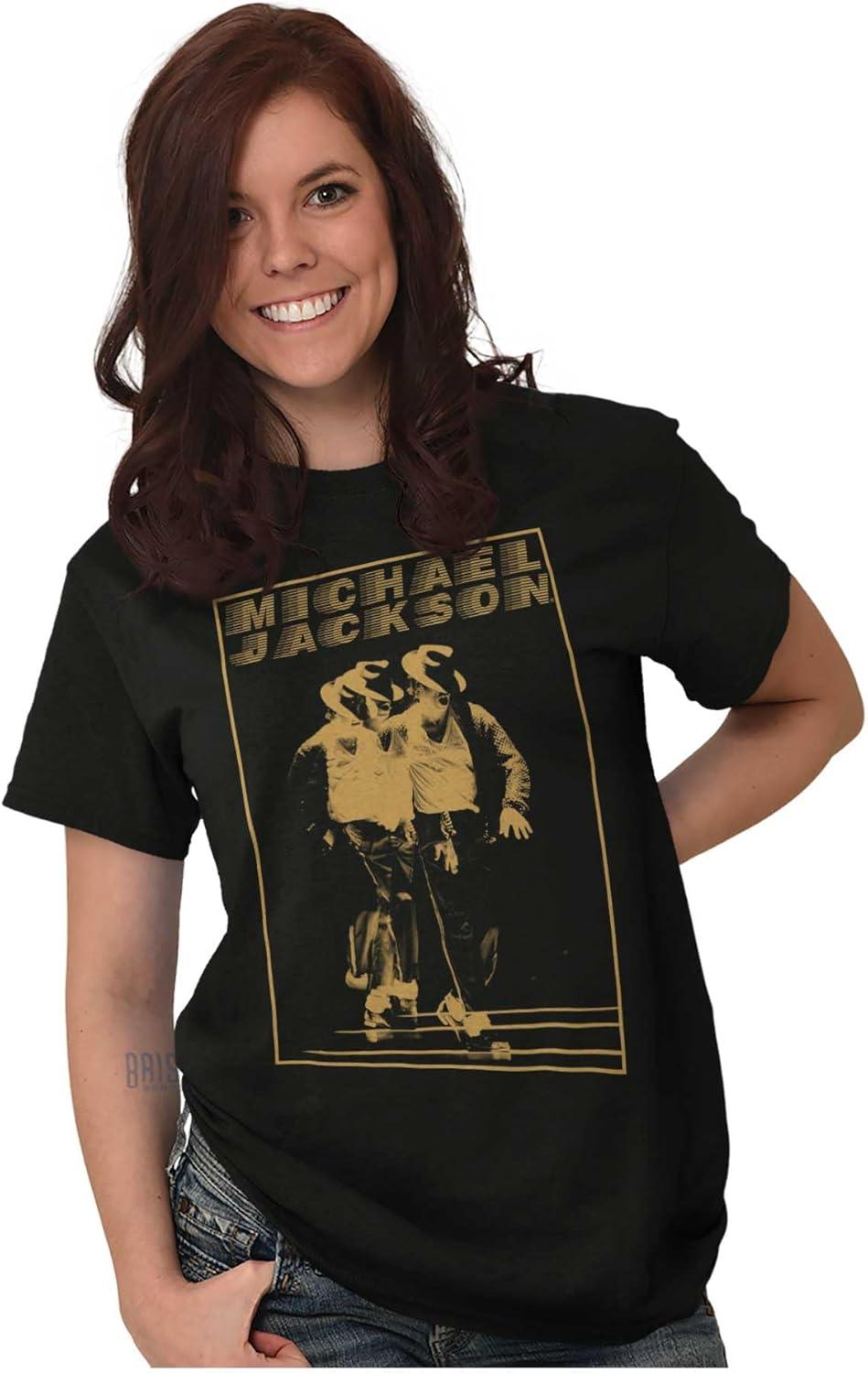 imageMichael Jackson Moonwalk Glitch Graphic T Shirt Men or WomenBlack