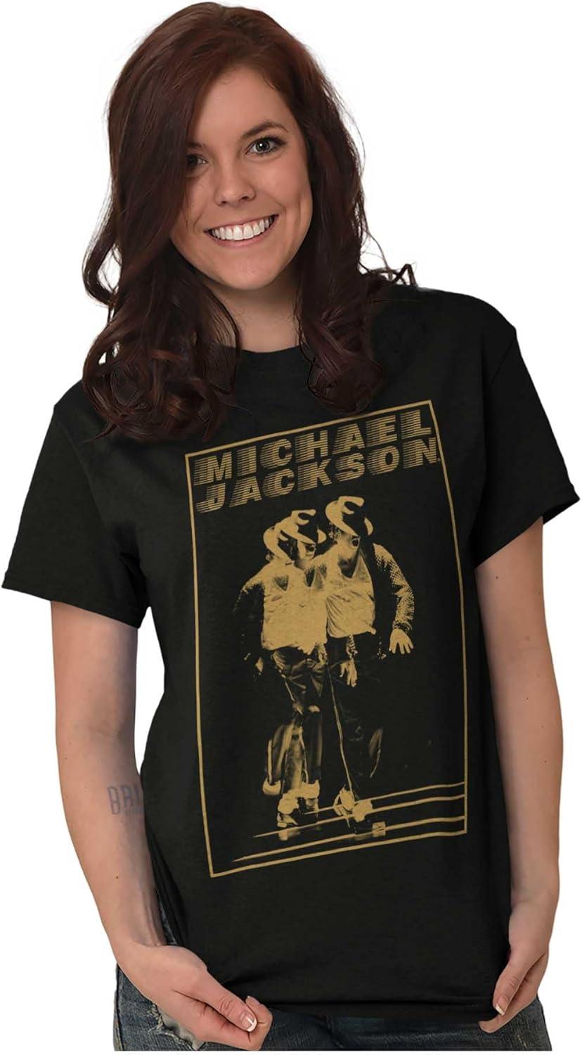 imageMichael Jackson Moonwalk Glitch Graphic T Shirt Men or WomenBlack