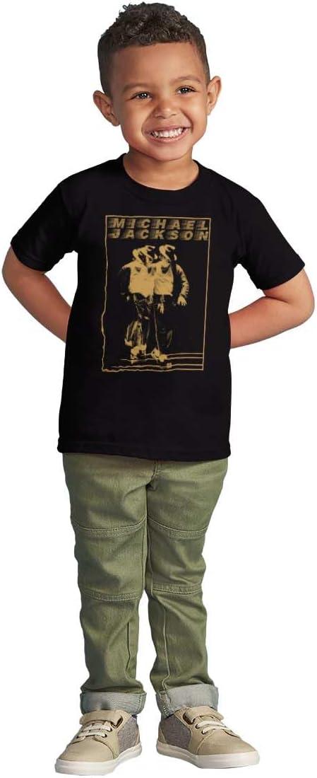 imageMichael Jackson Moonwalk Glitch Toddler Baby Graphic T ShirtBlack