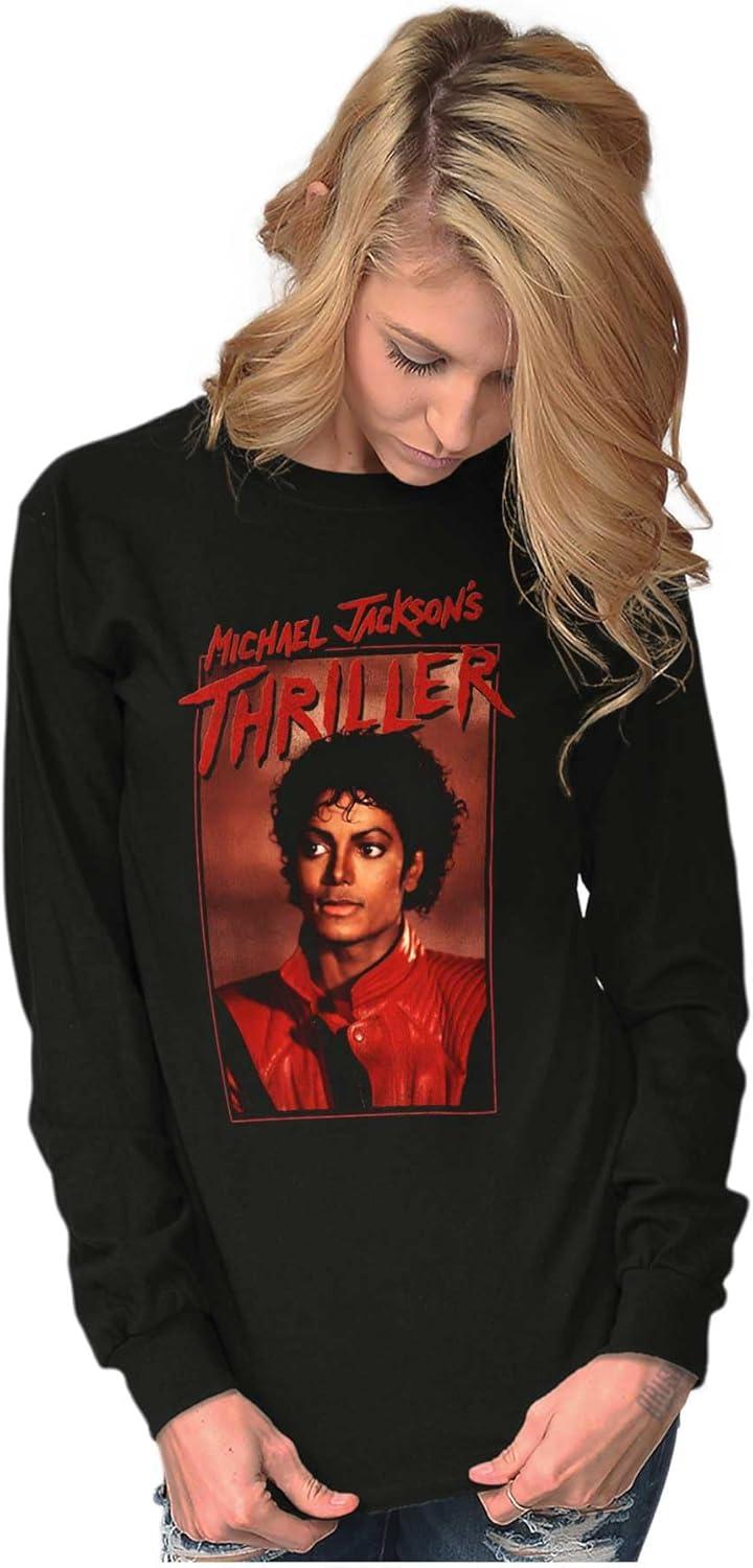 imageMichael Jackson Thriller Music Video Long Sleeve Tshirt Men WomenBlack