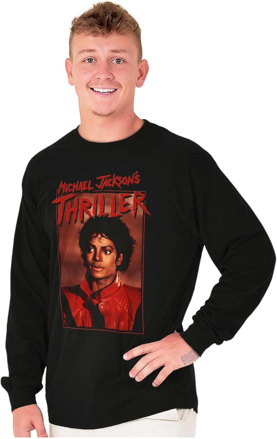 imageMichael Jackson Thriller Music Video Long Sleeve Tshirt Men WomenBlack