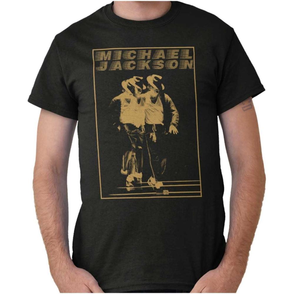 imageMichael Jackson Moonwalk Glitch Graphic T Shirt Men or WomenBlack