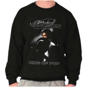 Brisco Brands Michael Jackson Smooth Criminal Sweatshirt for Men or Women(Black)