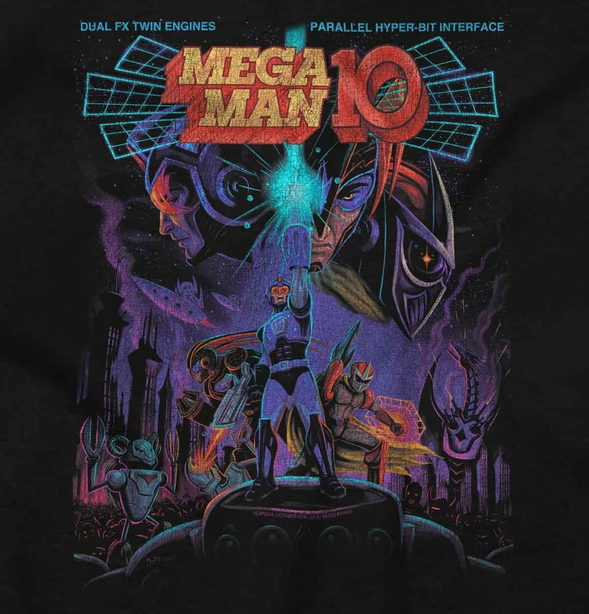 imageBrisco Brands Mega Man 10 Megaman Protoman Comic Youth Hoodie Boy Girl