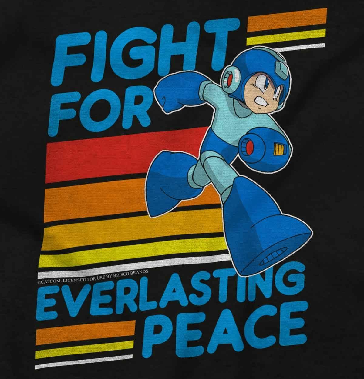 imageBrisco Brands Mega Man 90s Gamer Anime Character Hoodie Sweatshirt Women MenBlack