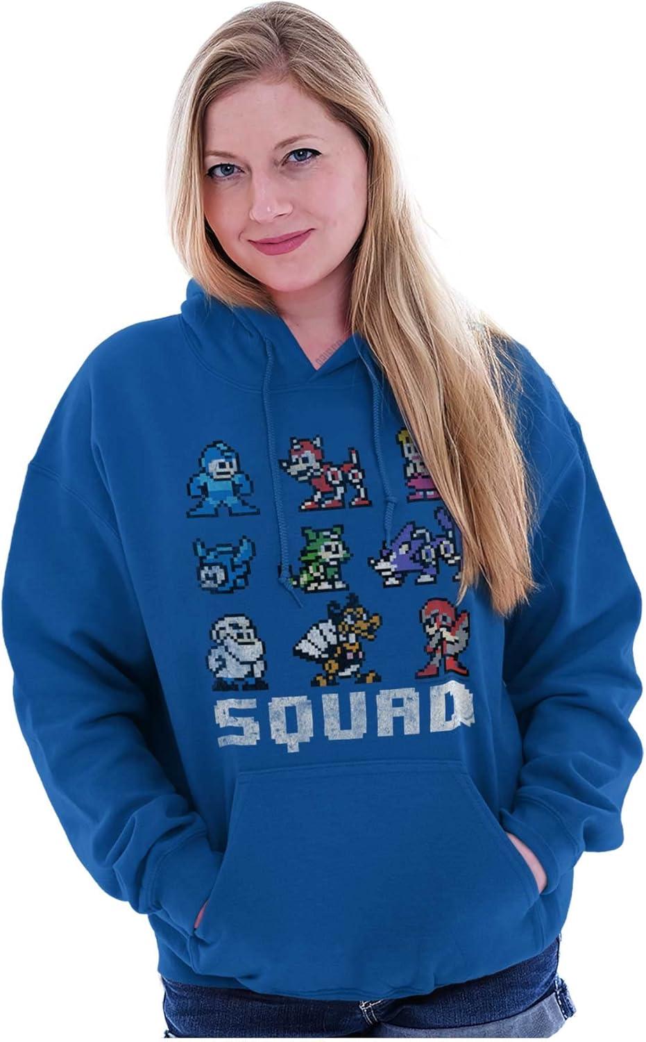 imageBrisco Brands Mega Man Squad Goals Game Characters Hoodie Sweatshirt Women MenRoyal