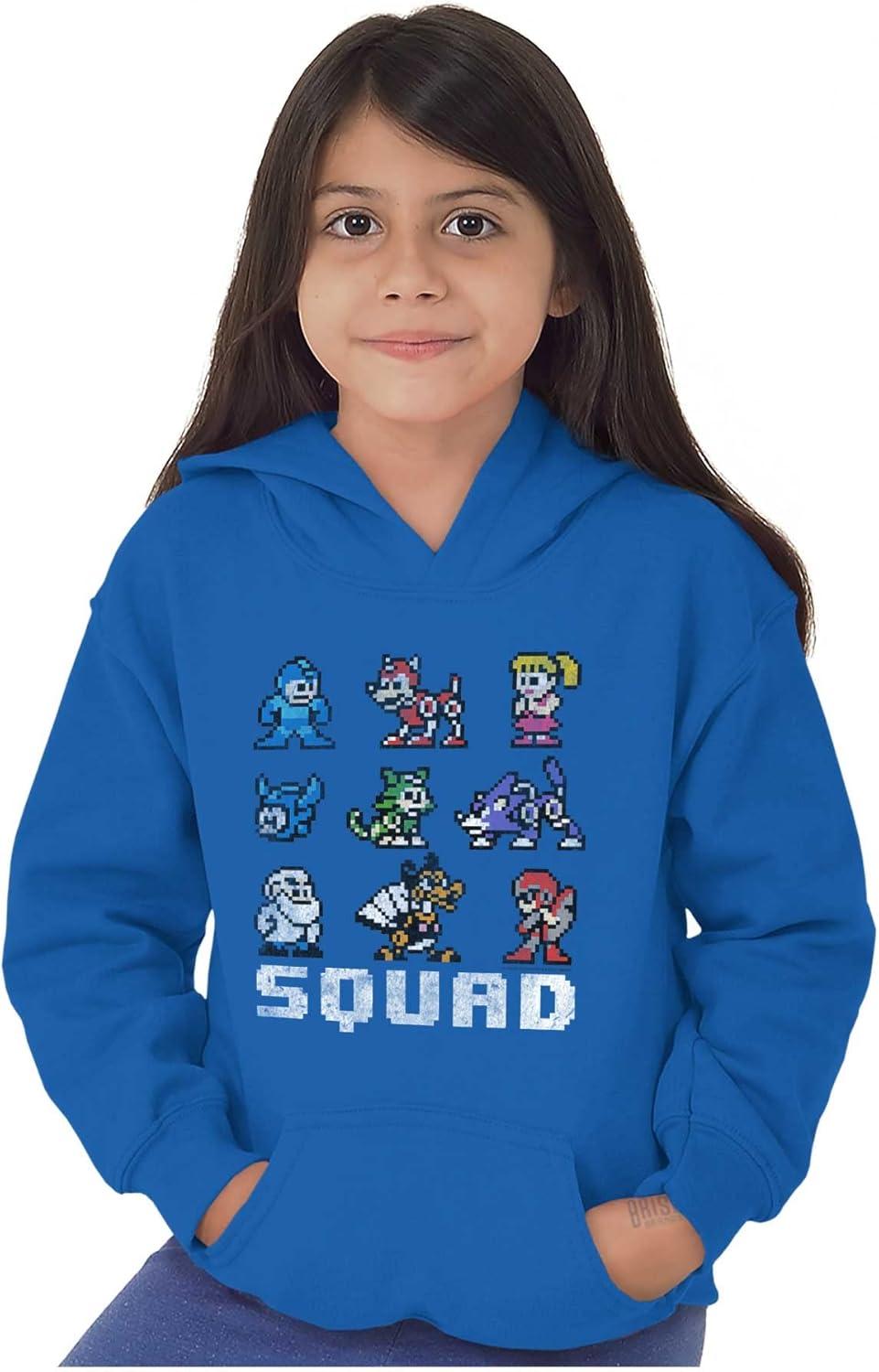 imageBrisco Brands Mega Man Squad Goals Game Characters Youth Hoodie Boy GirlRoyal