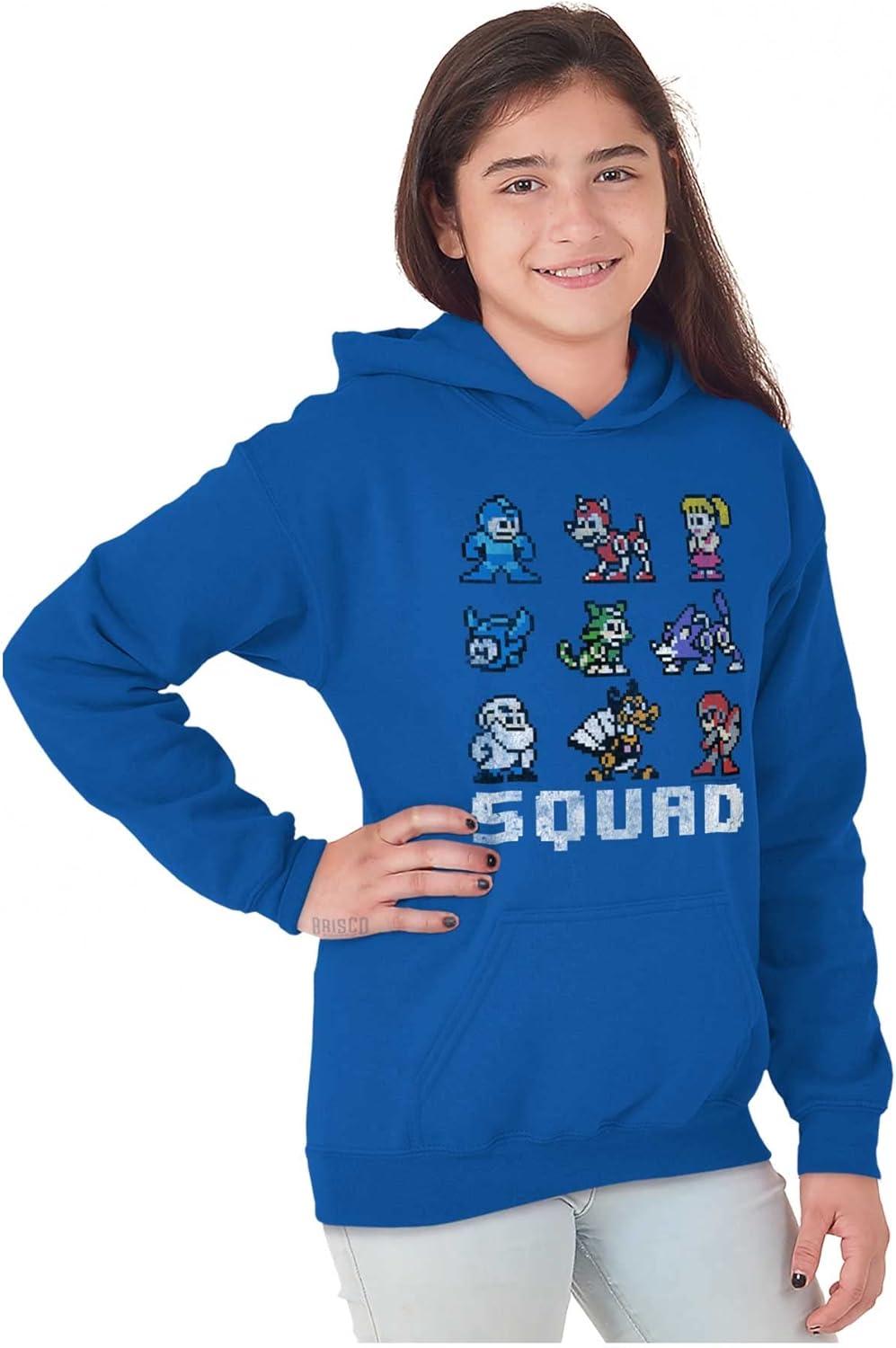 imageBrisco Brands Mega Man Squad Goals Game Characters Youth Hoodie Boy GirlRoyal
