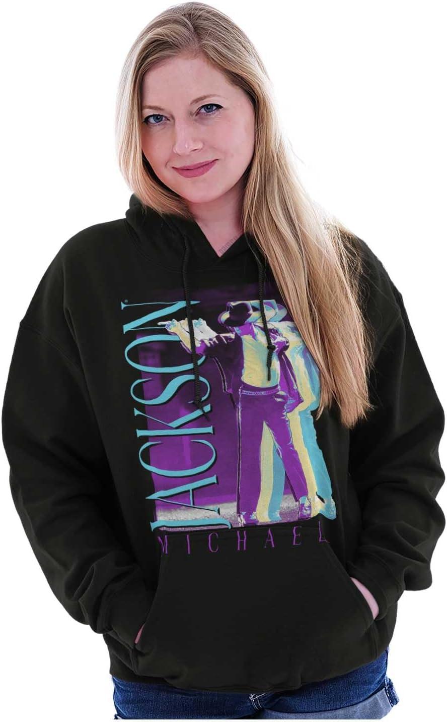 imageBrisco Brands Michael Jackson MJ Dance Glitch Hoodie Sweatshirt Women MenBlack