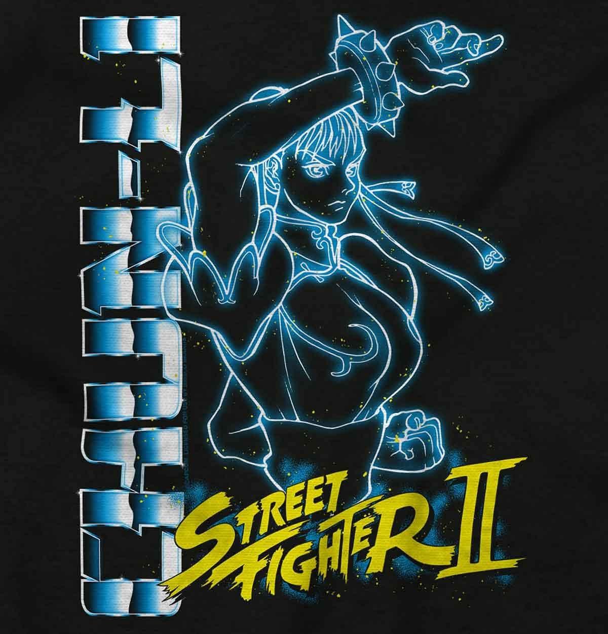 imageBrisco Brands Street Fighter 90s Gamer ChunLi Graphic T Shirt Men or WomenBlack