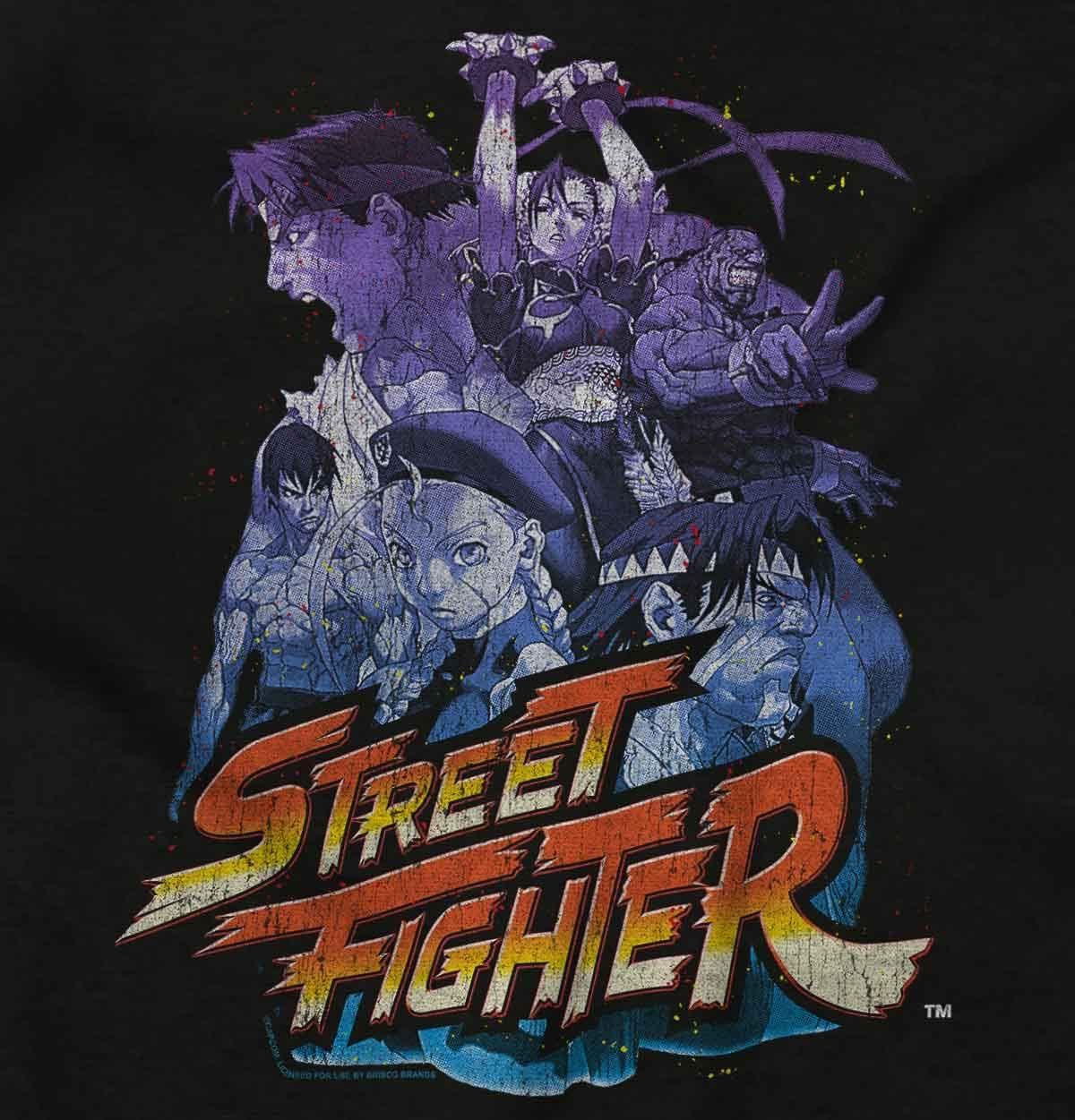 imageBrisco Brands Street Fighter 90s Video Gamer Graphic T Shirt Men or WomenBlack