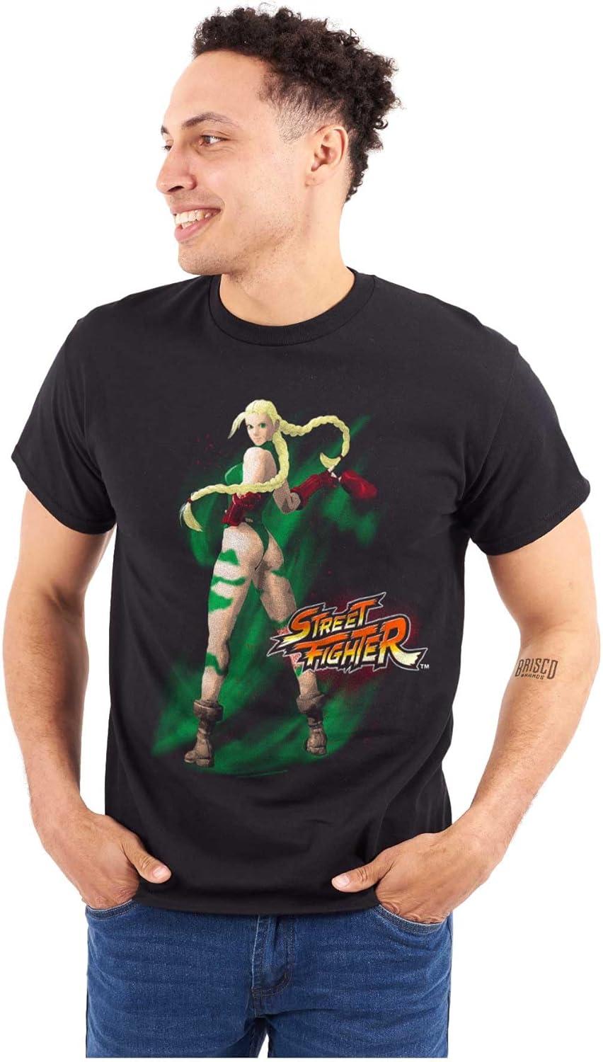 imageBrisco Brands Street Fighter Cammy 90s Video Gamer Graphic T Shirt Men or WomenBlack