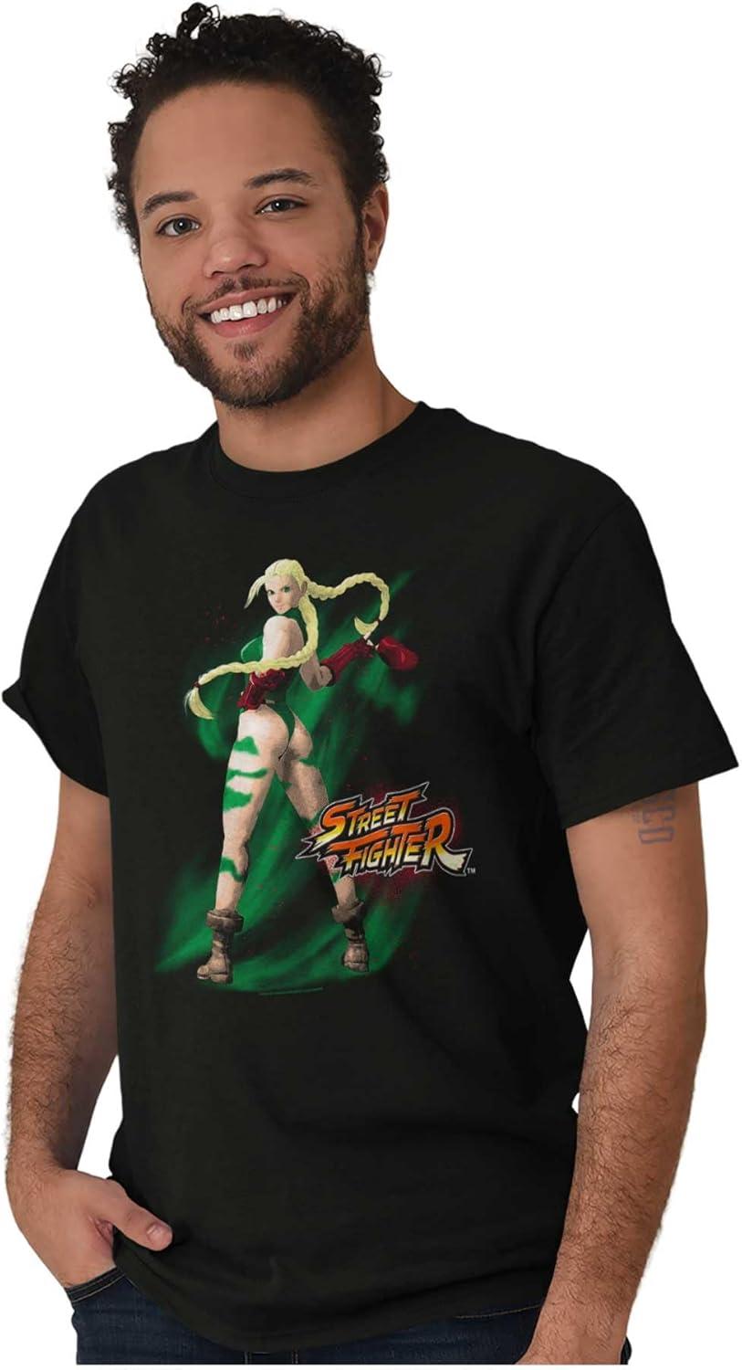 imageBrisco Brands Street Fighter Cammy 90s Video Gamer Graphic T Shirt Men or WomenBlack