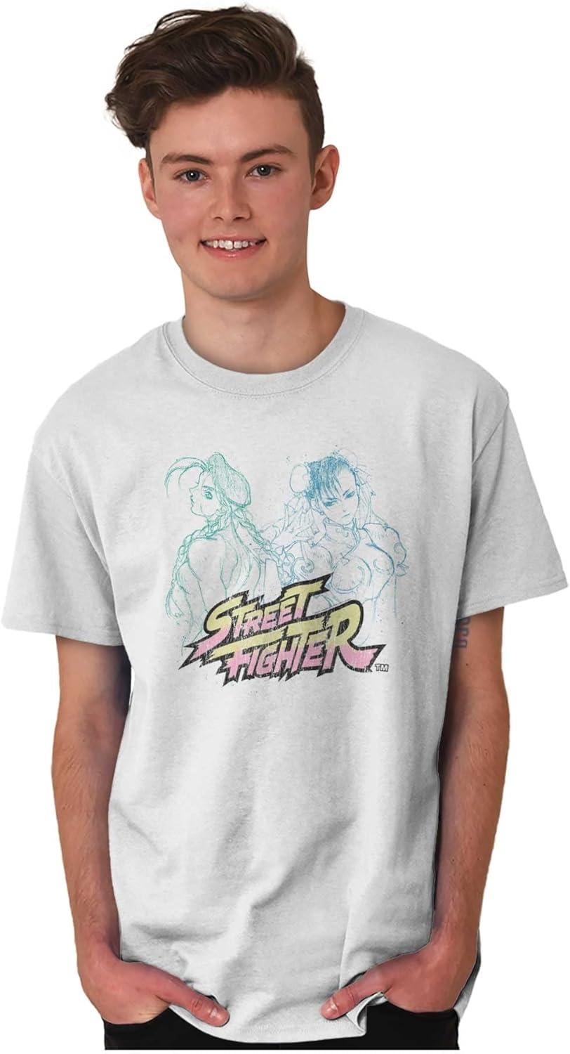 imageBrisco Brands Street Fighter Cammy ChunLi Gamer Graphic T Shirt Men or WomenWhite