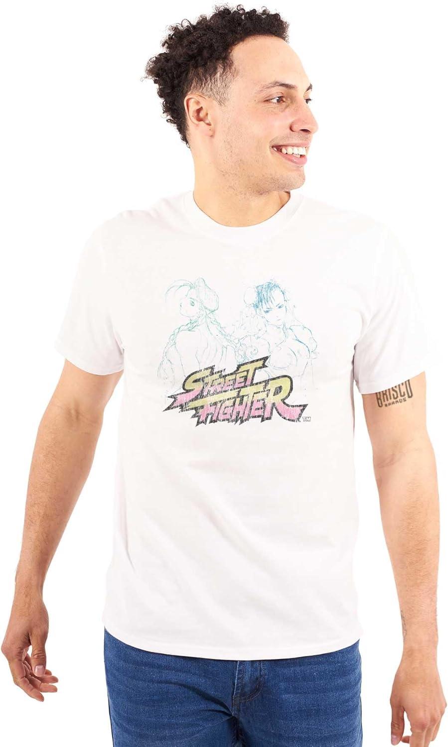 imageBrisco Brands Street Fighter Cammy ChunLi Gamer Graphic T Shirt Men or WomenWhite