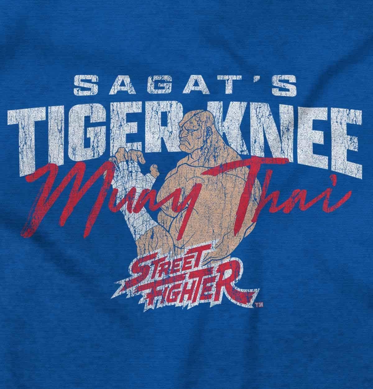 imageBrisco Brands Street Fighter Sagat 90s Video Gamer Graphic T Shirt Men or WomenRoyal