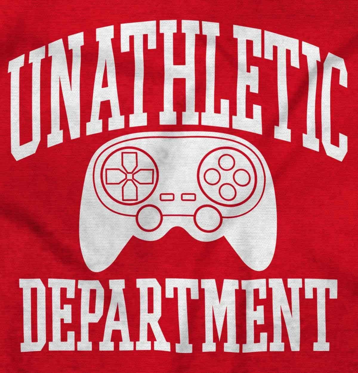 imageBrisco Brands Unathletic Department Video Game Nerd Hoodie Sweatshirt Women MenRed